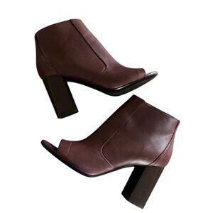 Vince Fionn Peep Toe Booties 6.5
